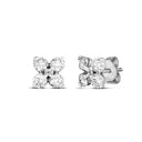 Love in Verona Earrings in 18kt White Gold with Diamonds