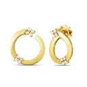 Love in Verona Earrings in 18kt Yellow Gold with Diamonds