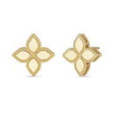 Princess Flower Earrings in 18kt Gold