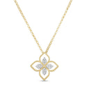 Desert Flower Pendant with Diamonds