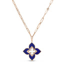 Venetian Princess Pendant in 18kt Rose Gold with Lapis