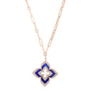 Venetian Princess Pendant with Diamonds and Lapis