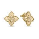 Venetian Princess Earrings in 18kt Gold with Diamonds