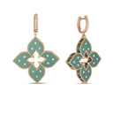 Venetian Princess Earrings in 18kt Rose Gold with Diamonds and Titanium