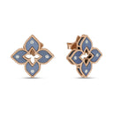 Venetian Princess Earrings in 18kt Rose Gold with Diamonds and Titanium