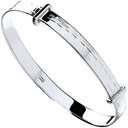 Silver D/C Expandable Baby Bangle