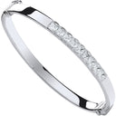 Silver Baby Cubic Zirconia Bangle