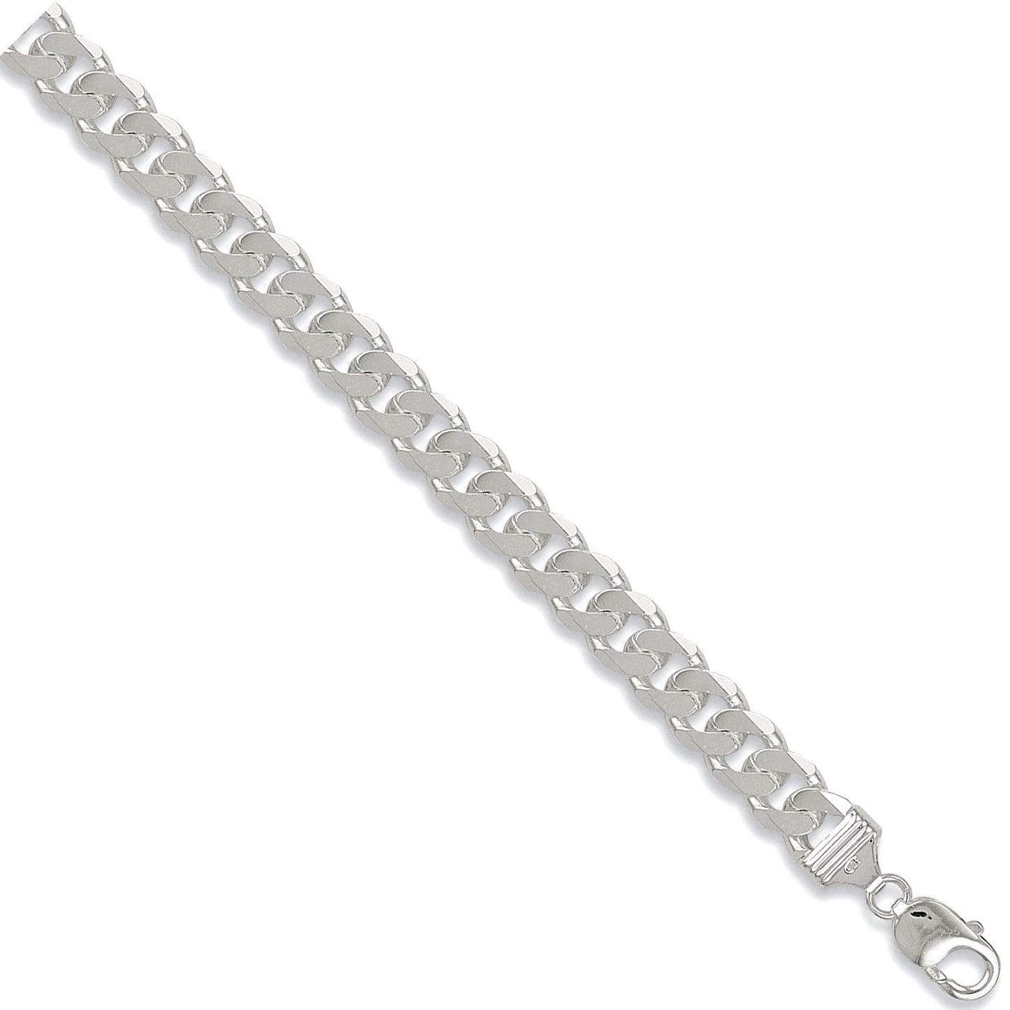 Silver 11mm Curb Chain - Silver
