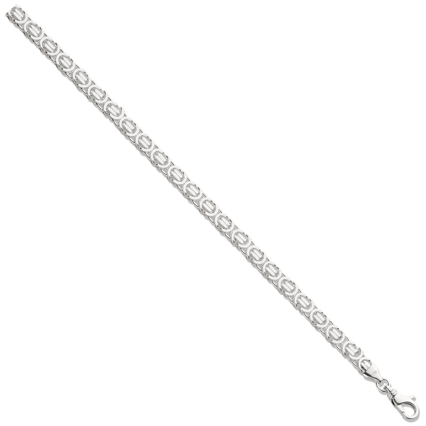 Silver 6mm Byzantine Chain - Silver