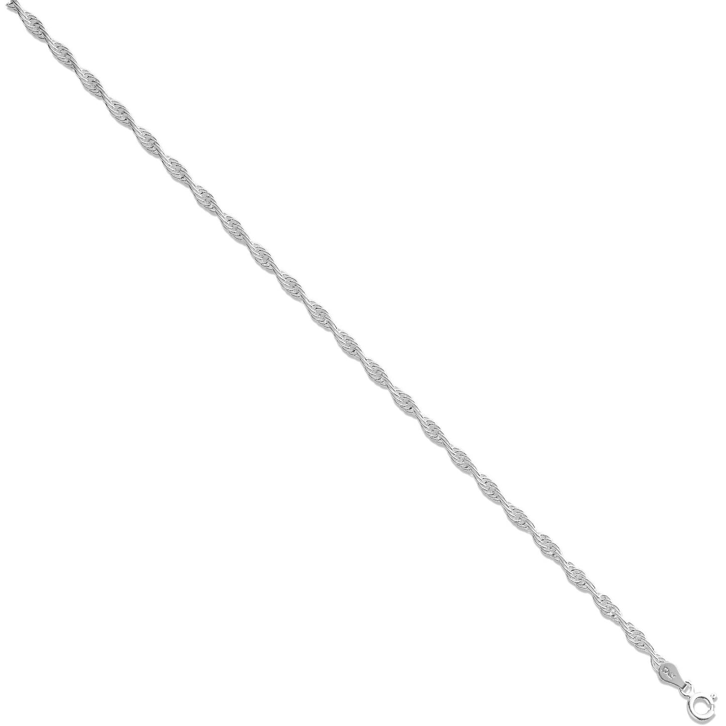 Silver 3.3mm Prince of Wales Chain - Silver