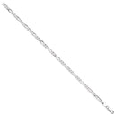 Silver 4mm Figaro Chains/Bracelet