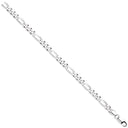 Silver 7mm Figaro Chains/Bracelets