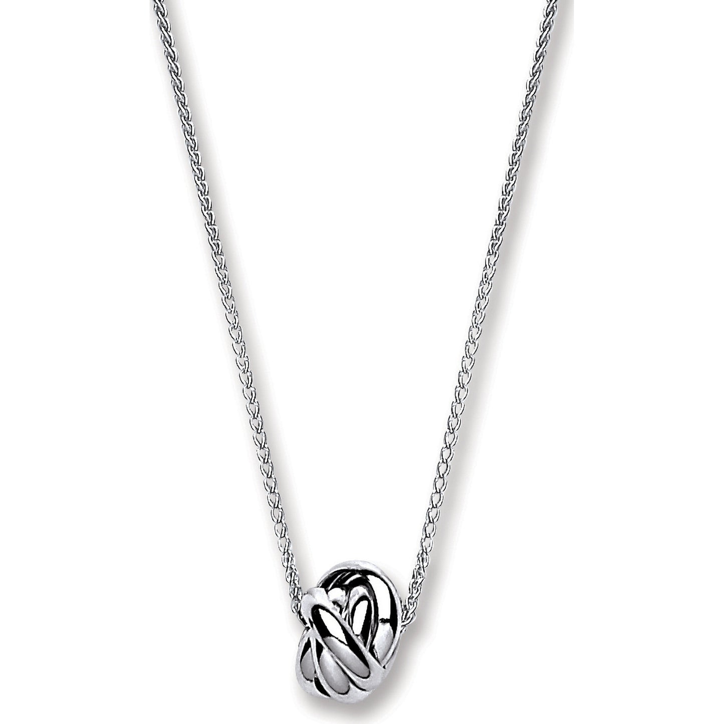 Silver Chain with Knot - Silver