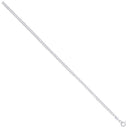 Silver 3mm Double Link Curb