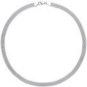 Silver Tight Mesh Watch Strap 18"Chain/Ladies Bracelet