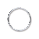 Silver 16mm Plain Hinged Sleepers