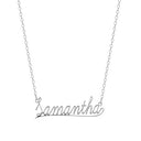 925 Silver Personalised Nameplate