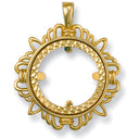 Yellow Gold (Full) Fancy Sovereign Pendant