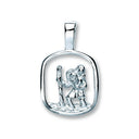 Silver Cut Out St Christopher Pendant