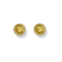 9ct Yellow Gold 6mm D/C Studs
