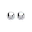 9ct White Gold 5mm Ball Studs