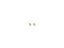 Yellow Gold 3mm Square Cube Studs