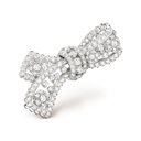 Snowflake Noeud Clip with Diamond