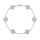 Belle Vante Bracelet 6 Motifs Diamonds 18K White Gold