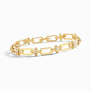 Small Yellow Gold Diamond Bracelet