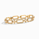 Small Yellow Gold Diamond Bracelet