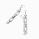 White Gold Diamond Drop Earrings