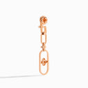 Rose Gold Diamond Drop Earrings
