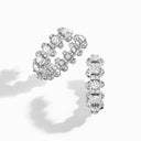 White Gold Diamond Hoop Earrings