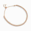 Tip-Top Full Diamond Collar Necklace Rose Gold Diamond