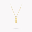 Laurence Graff Signature Small Chain Pendant Yellow Gold