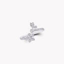 Butterfly Diamond Ring White Gold