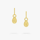 Icon 8 Pear Shape Yellow Diamond Earrings Yellow Gold