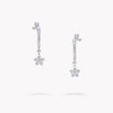 Butterfly Diamond Hoop Earrings White Gold | RGE2162