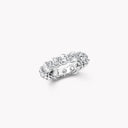 Platinum Shared Claw Round Diamond Wedding Band | RGET054
