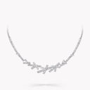 Baguette Cut Diamond Necklace in White Gold | RGN850