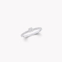 Foufou Round Brilliant Diamond Ring White Gold