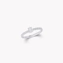Foufou Oval Diamond Ring White Gold