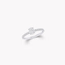 Foufou Oval Diamond Ring White Gold