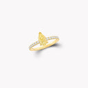 Pear Yellow Diamond Ring | RGR1201