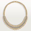 Belle Vante Grain de Café Necklace Diamonds Yellow White Gold