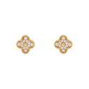Belle Vante Earrings Full Diamonds 18K Rose Gold