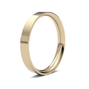 WFC9Y3() | 9ct Yellow Gold Standard Weight Flat Court Profile Finish Wedding Ring