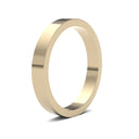 18ct Yellow Gold Standard Weight Flat Profile Mirror Finish Wedding Ring
