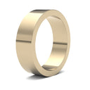 18ct Yellow Gold Standard Weight Flat Profile Mirror Finish Wedding Ring