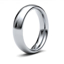 WPCTPL5() | Platinum Premium Weight Court Profile Finish Wedding Ring